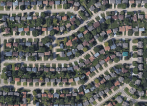 Photo of Omaha's inner suburbs